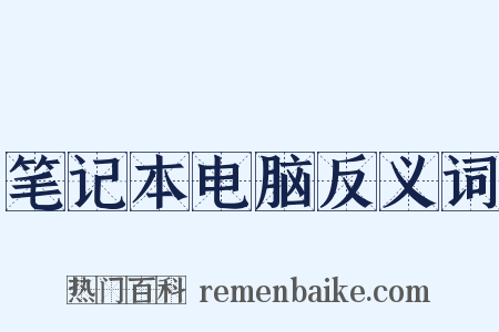 笔记本电脑反义词是什么意思的图片
